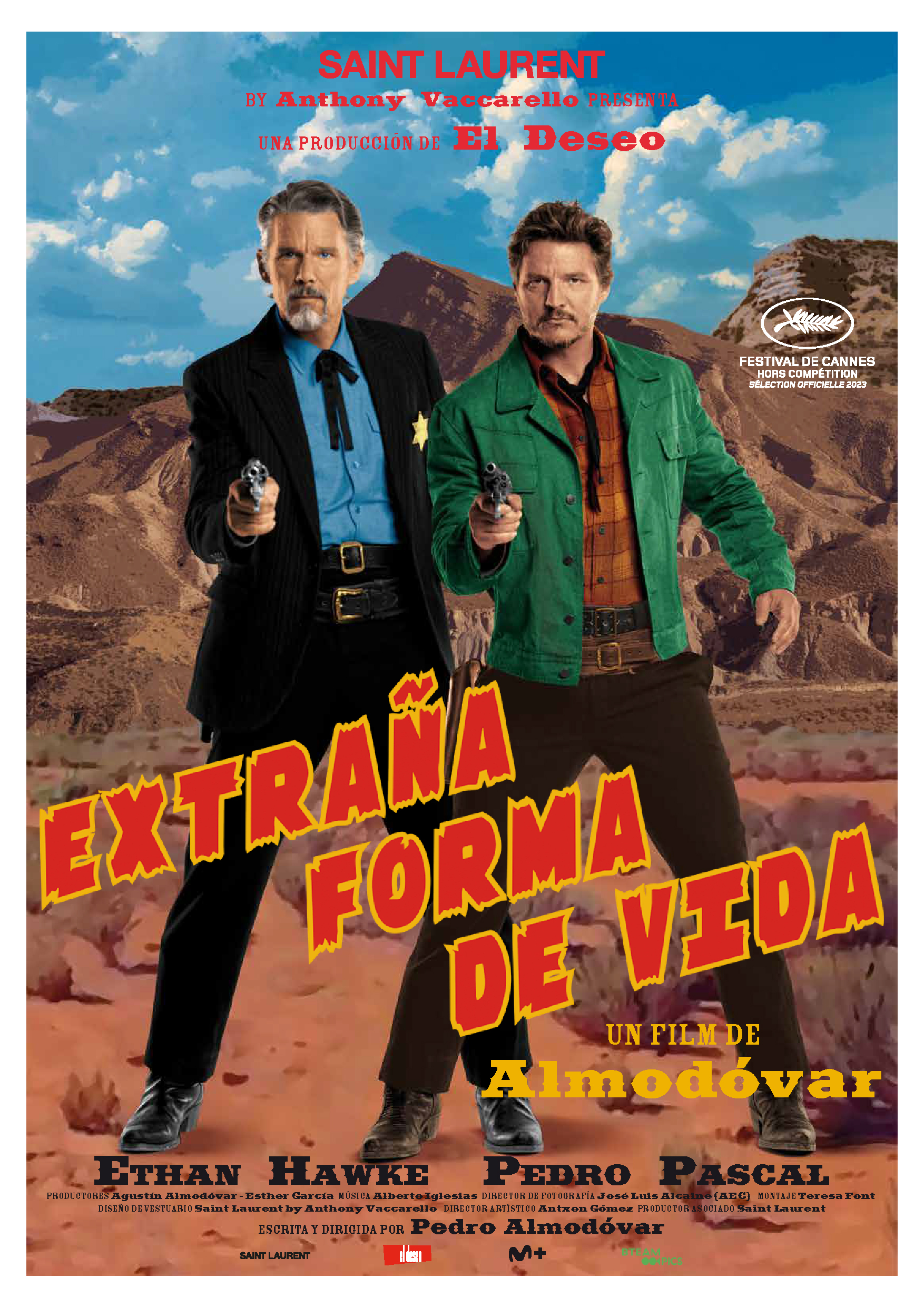 Cartel del cortometraje Extraña forma de vida
