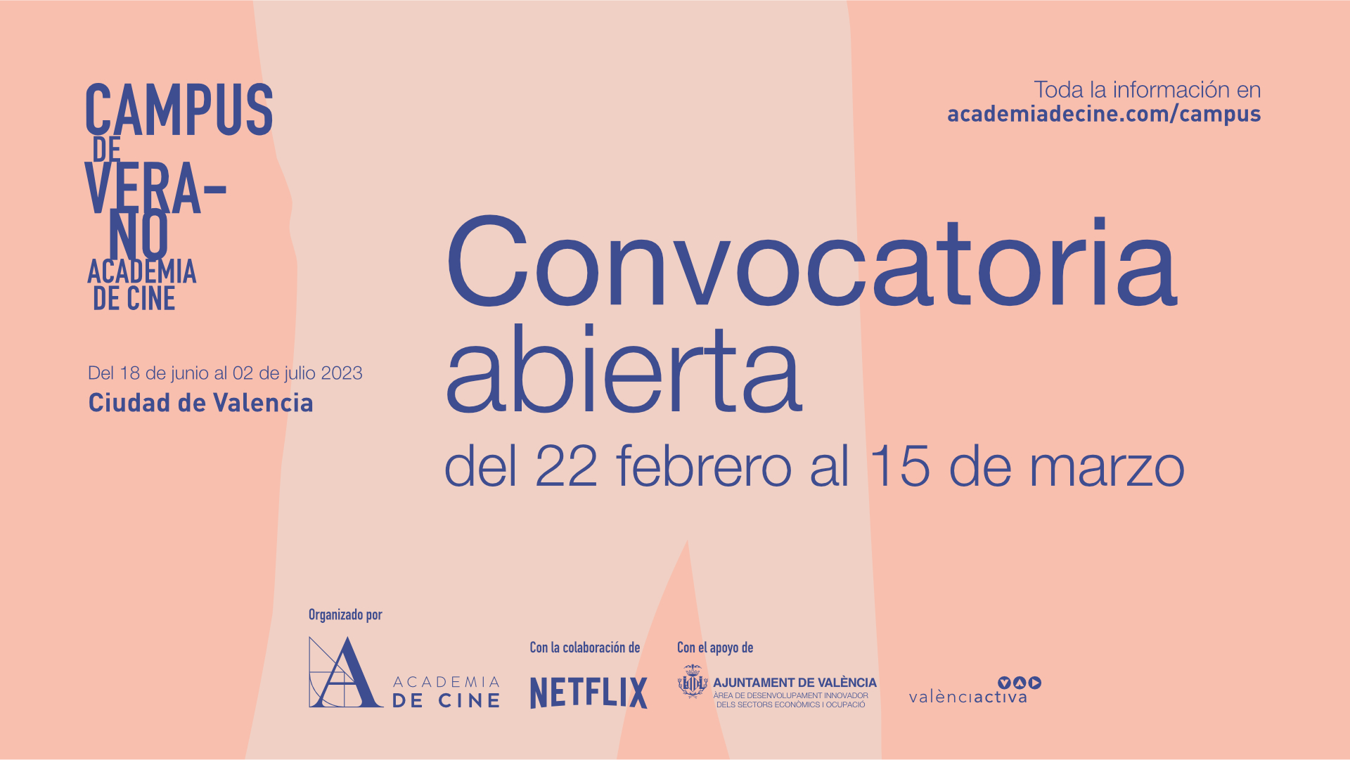 Academia de Cine Campus de Verano Convocatoria abierta 2023
