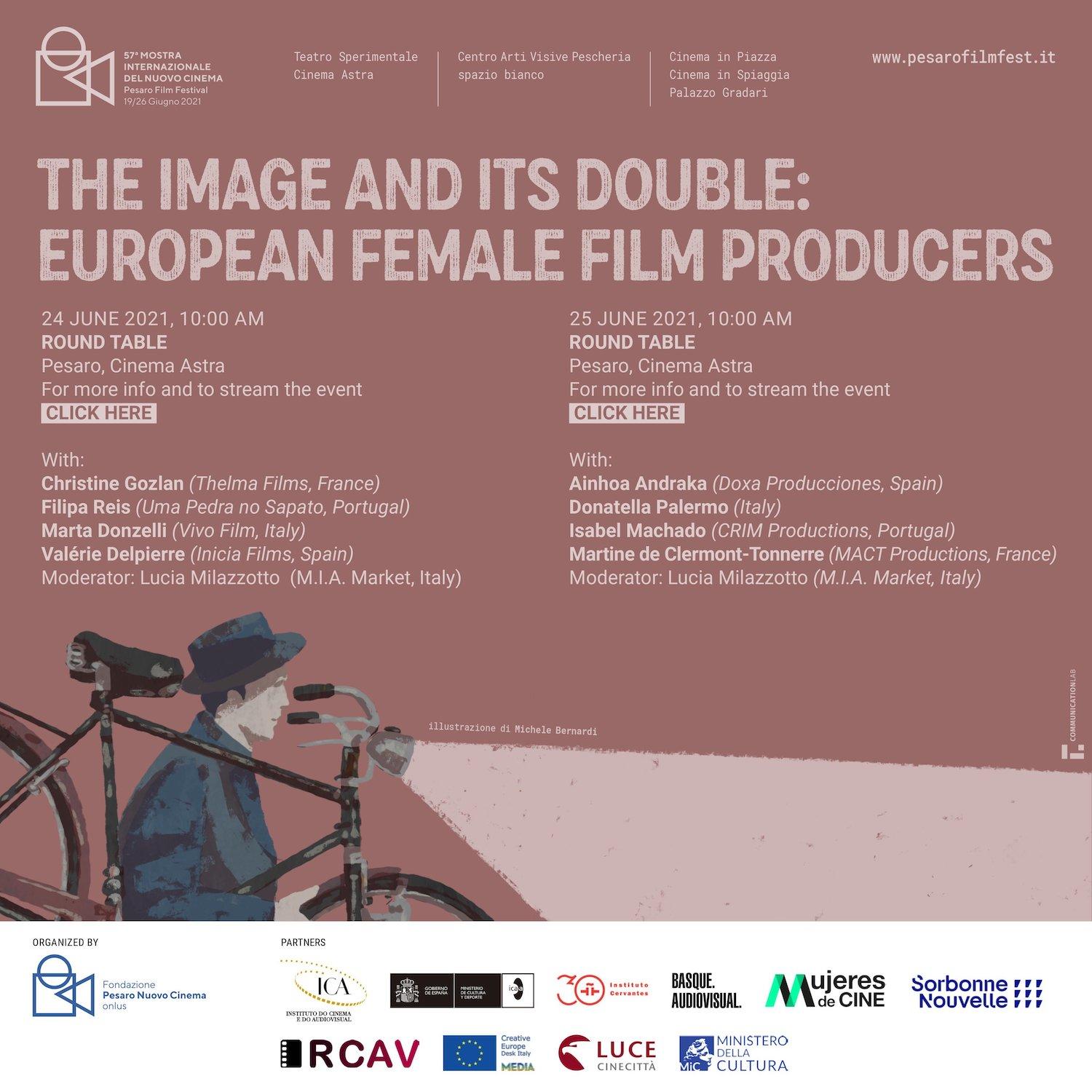 Cartel "The image and its double: European female film producers"