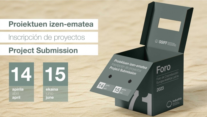cartel inscripción de proyectos Zinemaldia