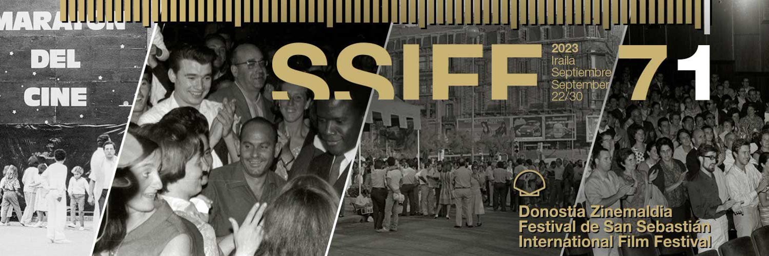 Banner de la 71 edición de Zinemaldia
