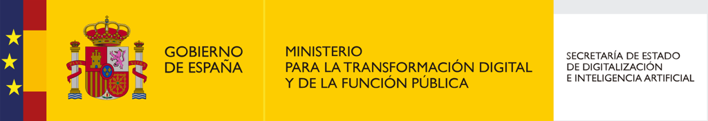 Logo Ministerio para la transformación digital y de la función pública